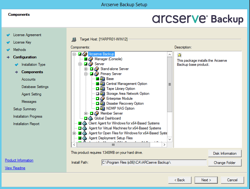 ArcServe Backup