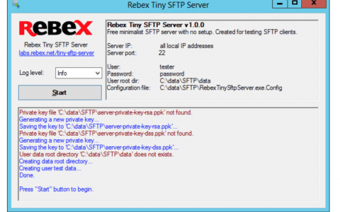 Rebex Tiny SFTP Server Review