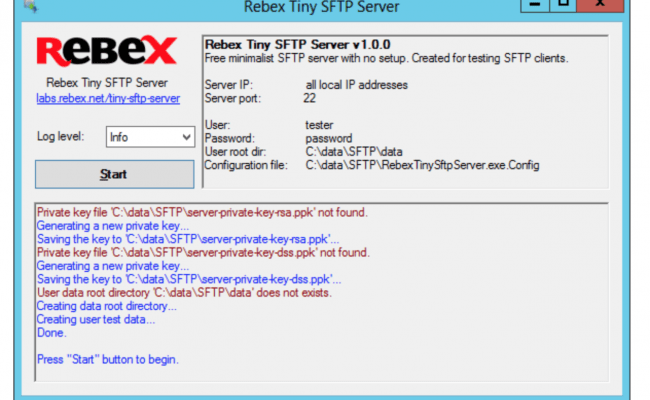 Rebex Tiny SFTP Server Review